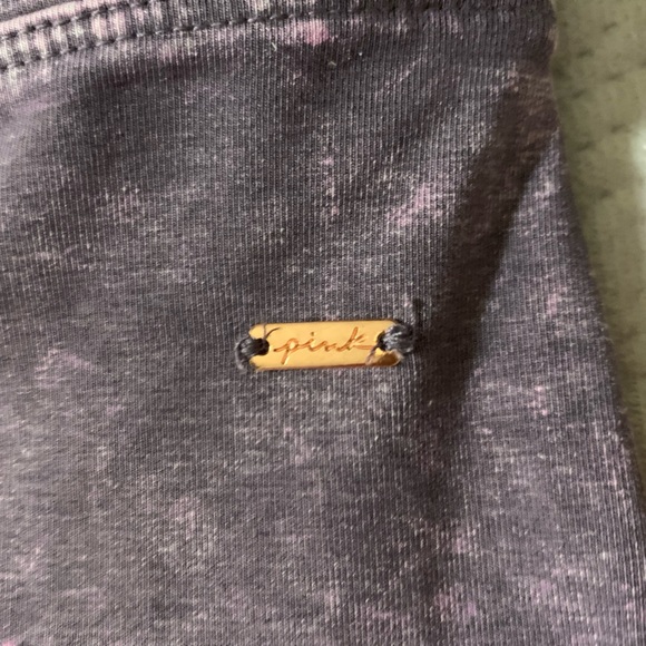 VS Pink NEW Cotton Foldover Flare Leggings And Dreamy Pink Henley Campus Tee NEW - Picture 12 of 15